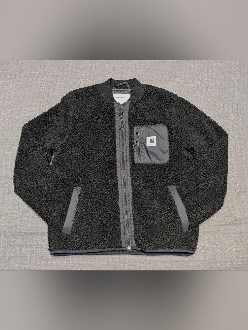 Carhartt WIP Women's Black Sherpa Liner Jacket